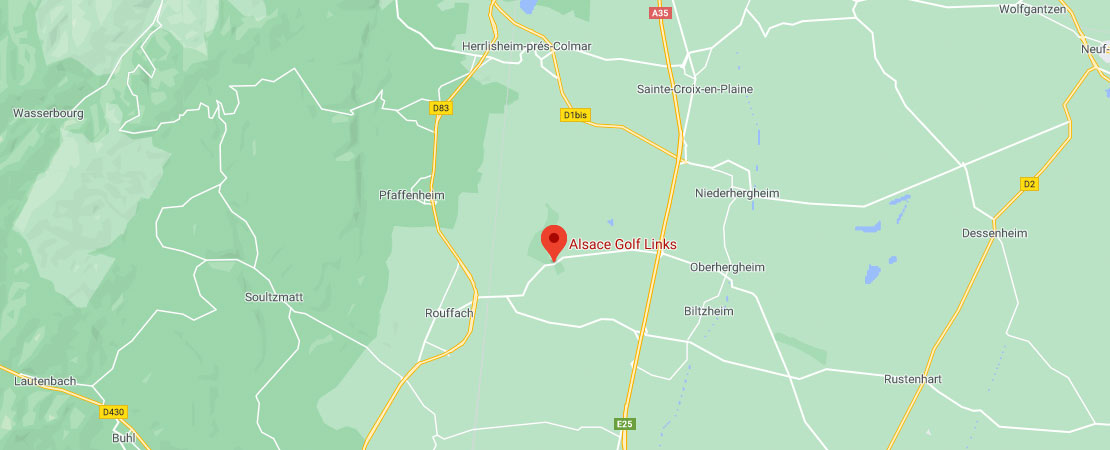Plan Alsace Golf Links